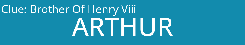 Brother Of Henry Viii