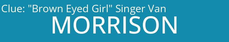 "Brown Eyed Girl" Singer Van
