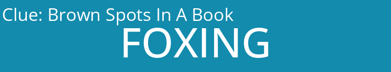 Brown Spots In A Book