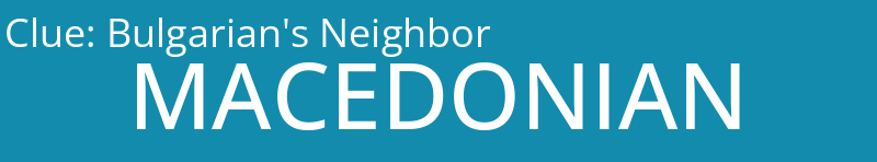Bulgarian's Neighbor