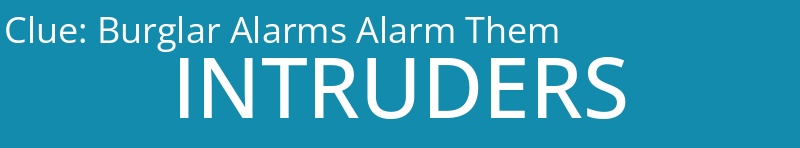 Burglar Alarms Alarm Them