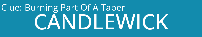 Burning Part Of A Taper