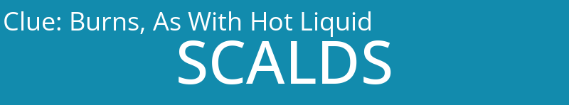 Burns, As With Hot Liquid