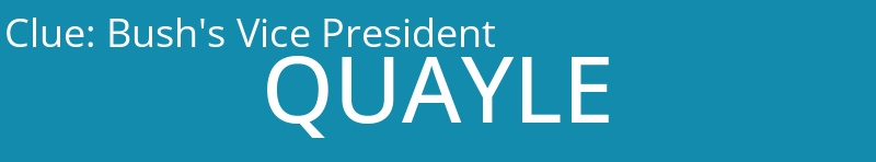 Bush's Vice President