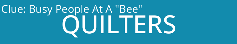 Busy People At A "Bee"