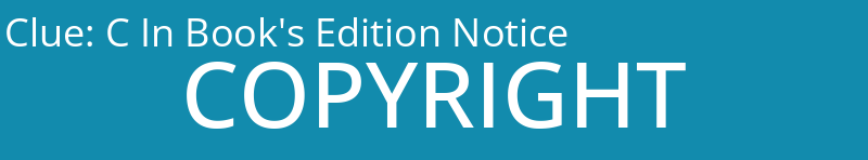 C In Book's Edition Notice