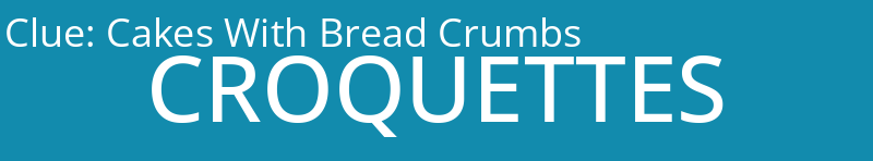 Cakes With Bread Crumbs