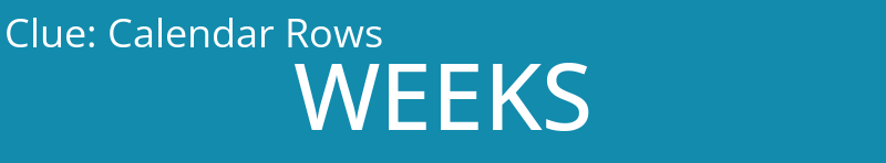 Calendar Rows