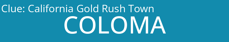 California Gold Rush Town