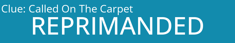 Called On The Carpet
