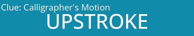 Calligrapher's Motion