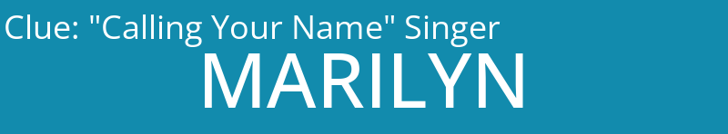 "Calling Your Name" Singer