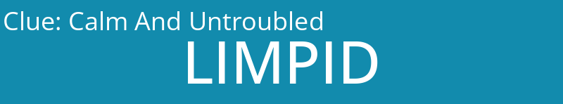 Calm And Untroubled
