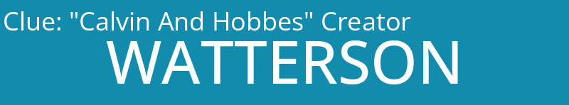 "Calvin And Hobbes" Creator