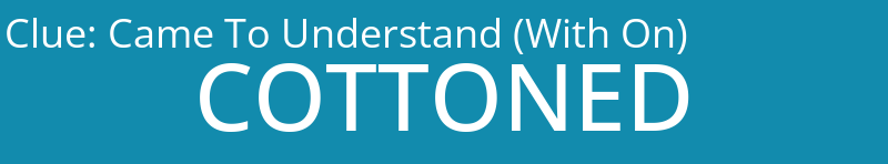 Came To Understand (With On)