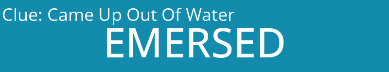 Came Up Out Of Water