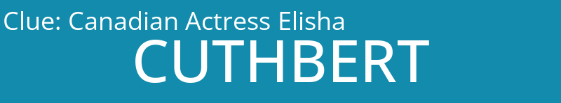 Canadian Actress Elisha