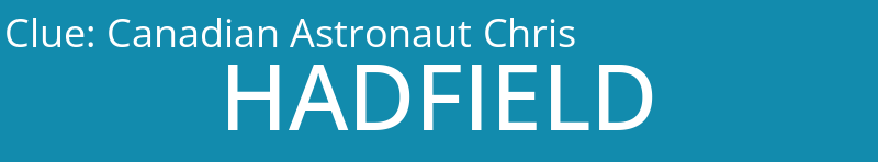 Canadian Astronaut Chris