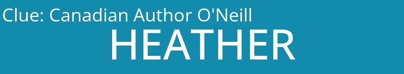 Canadian Author O'Neill