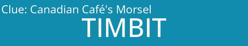 Canadian Café's Morsel