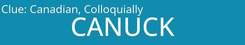 Canadian, Colloquially