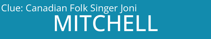 Canadian Folk Singer Joni