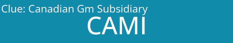 Canadian Gm Subsidiary