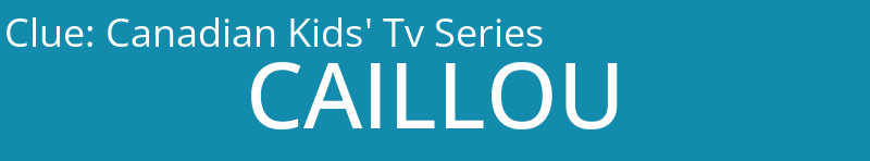 Canadian Kids' Tv Series