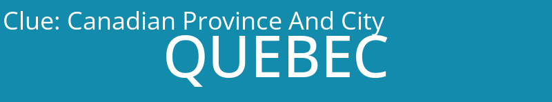 Canadian Province And City