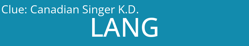Canadian Singer K.D.