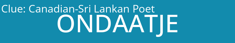 Canadian-Sri Lankan Poet
