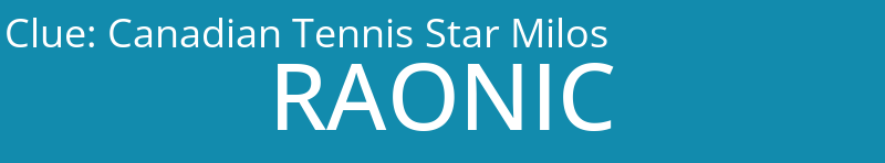 Canadian Tennis Star Milos