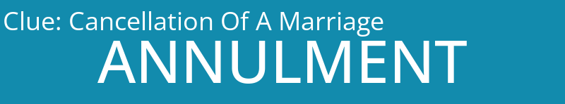 Cancellation Of A Marriage