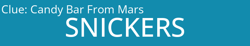 Candy Bar From Mars