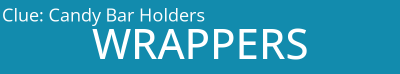 Candy Bar Holders