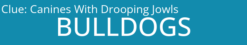 Canines With Drooping Jowls