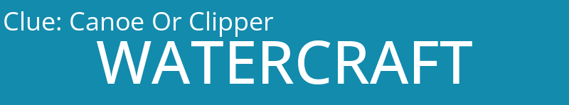 Canoe Or Clipper