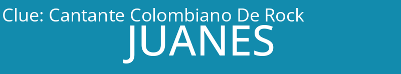 Cantante Colombiano De Rock