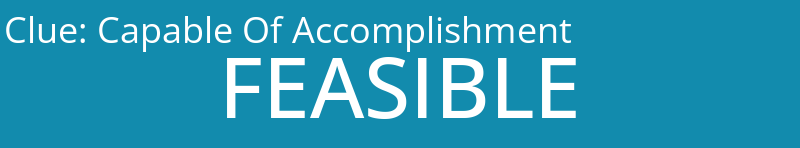Capable Of Accomplishment