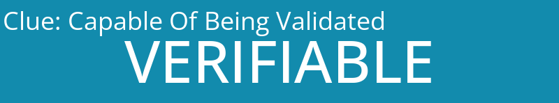 Capable Of Being Validated