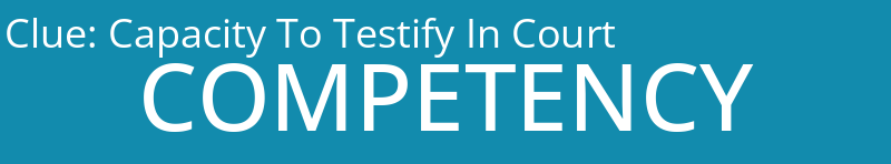 Capacity To Testify In Court