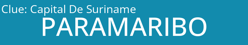 Capital De Suriname