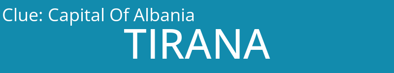 Capital Of Albania