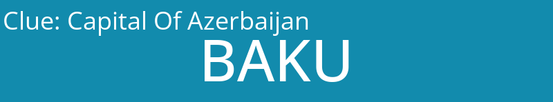 Capital Of Azerbaijan