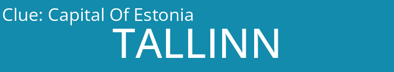 Capital Of Estonia