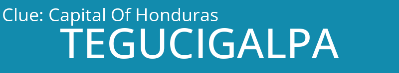 Capital Of Honduras