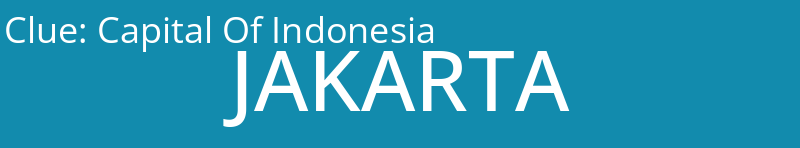 Capital Of Indonesia