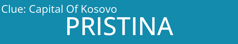 Capital Of Kosovo