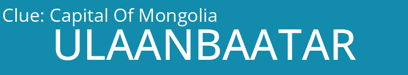 Capital Of Mongolia