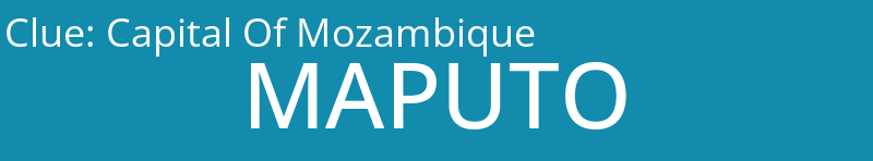 Capital Of Mozambique